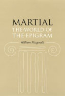 Martial : the world of the epigram /