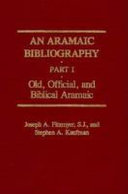 An Aramaic bibliography /