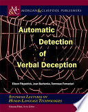 Automatic detection of verbal deception /