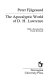 The apocalyptic world of D.H. Lawrence /