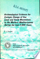 Archaeological evidence for eustatic change of sea level and earth movements in the Western Mediterranean during the last 2000 years /