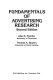 Fundamentals of advertising research /
