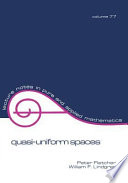 Quasi-uniform spaces /