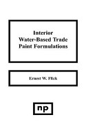 Interior water-based trade paint formulations /