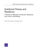 Nutritional fitness and resilience : a review of relevant constructs, measures, and links to well-being /