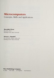 Microcomputers : concepts, skills, and applications /