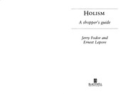 Holism : a shopper's guide /