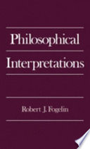 Philosophical interpretations /