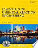 Essentials of chemical reaction engineering /