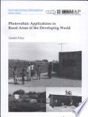 Photovoltaic applications in rural areas of the developing world /