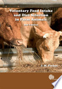 Voluntary food intake and diet selection in farm animals /