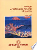 Geology of titanium-mineral deposits /