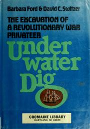 Underwater dig : the excavation of a Revolutionary War privateer /