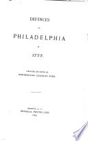 Defences of Philadelphia in 1777 /