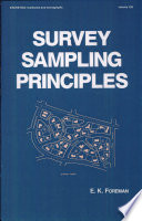 Survey sampling principles /