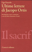 Ultime lettere di Jacopo Ortis /