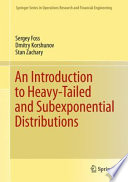An introduction to heavy-tailed and subexponential distributions /