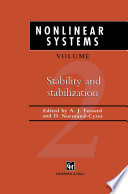 Nonlinear Systems : Stability and stabilization /