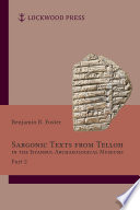 Sargonic texts from Telloh in the Istanbul archaeological museums.