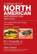 A checklist of North American amphibians and reptiles : the United States and Canada /