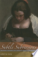 Subtle subversions : reading Golden Age sonnets by Iberian women /