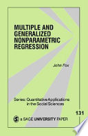 Nonparametric simple regression : smoothing scatterplots /