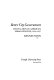 Better city government : innovation in American urban politics, 1850-1937 /