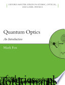Quantum optics : an introduction /