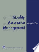 Quality assurance management /