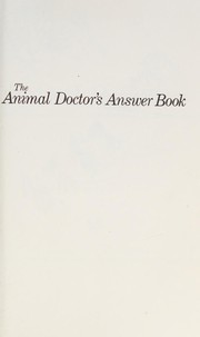 The animal doctor's answer book /