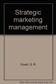 Strategic marketing management /