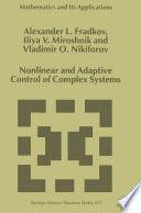 Nonlinear and adaptive control of complex systems /
