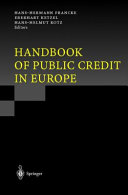 Handbook of public credit in Europe /