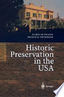 Historic preservation in the USA /