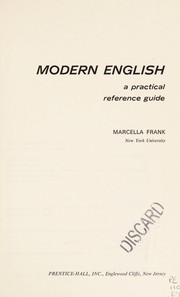 Modern English ; a practical reference guide.