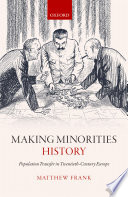 Making Minorities History : Population Transfer in Twentieth-Century Europe /