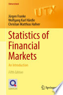 Statistics of Financial Markets : An Introduction /