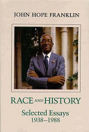 Race and history : selected essays 1938-1988 /