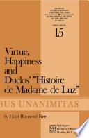 Virtue, Happiness and Duclos' Histoire de Madame de Luz /