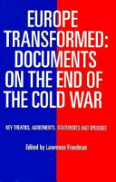 Europe transformed : documents on the end of the Cold War /