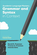 Grammar and syntax in context /