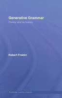 Generative grammar : theory and its history /
