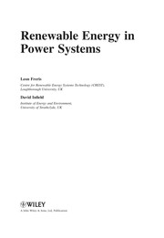 Renewable energy in power systems /