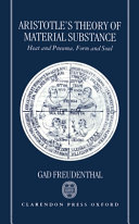 Aristotle's theory of material substance : heat and pneuma, form and soul /