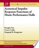 Acoustical impulse response functions of music performance halls /