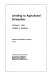 Lending to agricultural enterprises /