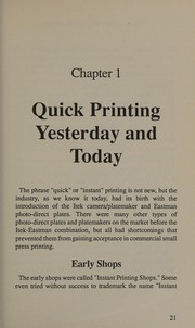 Bill Friday's Quick printing encyclopedia.