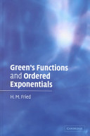 Green's functions and ordered exponentials /