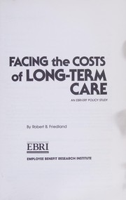 Facing the costs of long-term care /