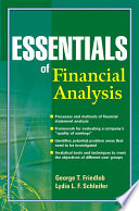 Essentials of financial analysis /